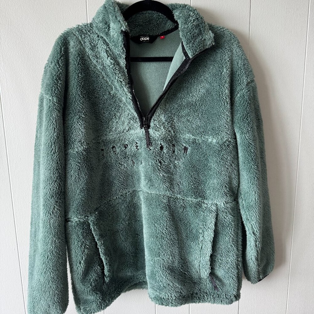 Dope Snow Pile Fleece in Blue/Teal